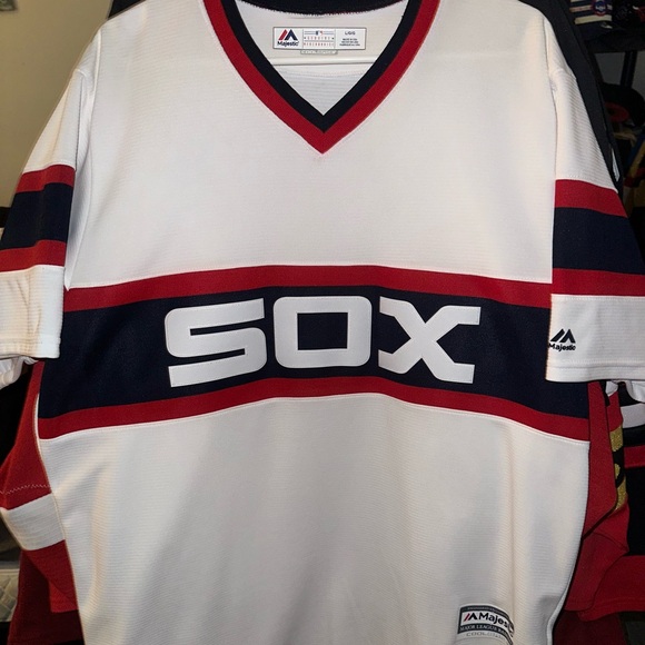 Chicago White Sox Majestic 80s Throwback Jersey #74 Jímenez (L) NWOT - Picture 1 of 5